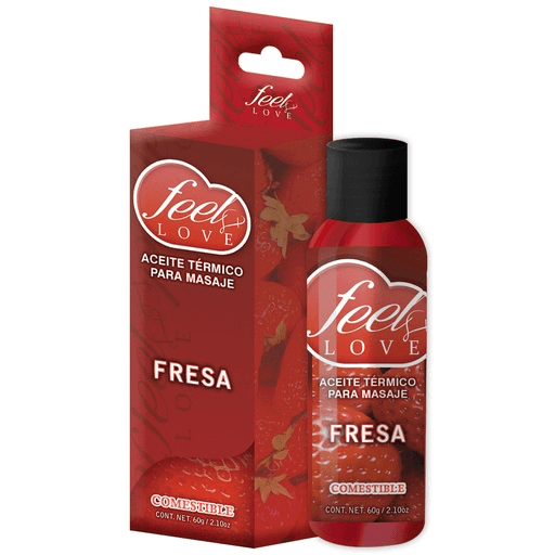 Aceite Térmico Feel Love Fresa 60ml - Shakti Energy