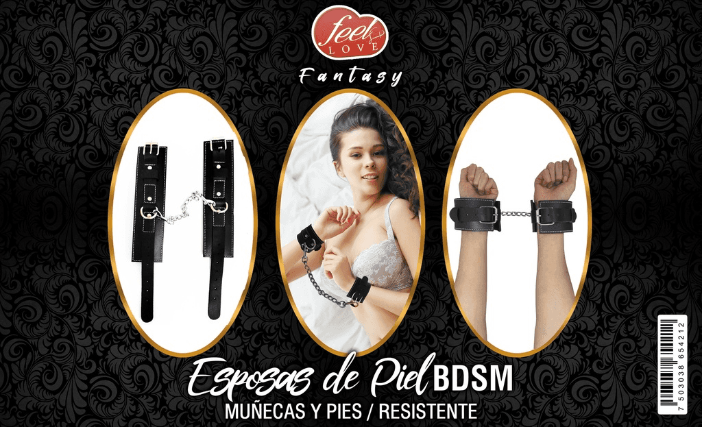 FEEL LOVE FANTASY - MUÑEQUERAS DE PIEL - Shakti Energy
