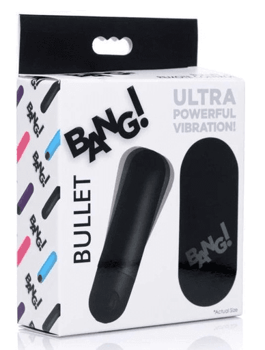 Control remoto inalámbrico de bala vibradora Bang! con 10 modos