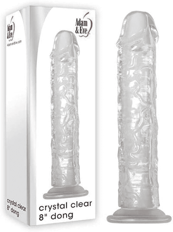 Adam & Eve Crystal Clear Dong 20 cm - Shakti Energy