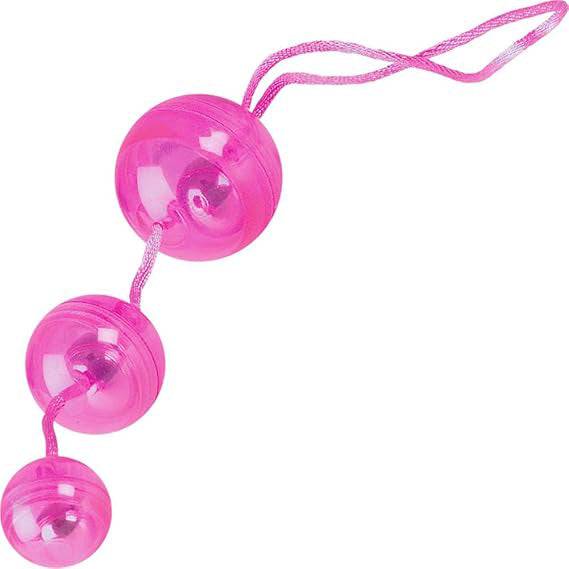 Calexotics graduated orgasm balls - pink. Bolas chinas ergonómicas para tonificar el suelo pélvico y fortalecer los músculos Kegel de forma segura.