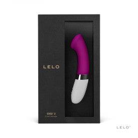 GIGI 2 Deep Rose en caja de lujo LELO, vibrador para punto G con potente motor y diseño sofisticado para experiencias intensas.