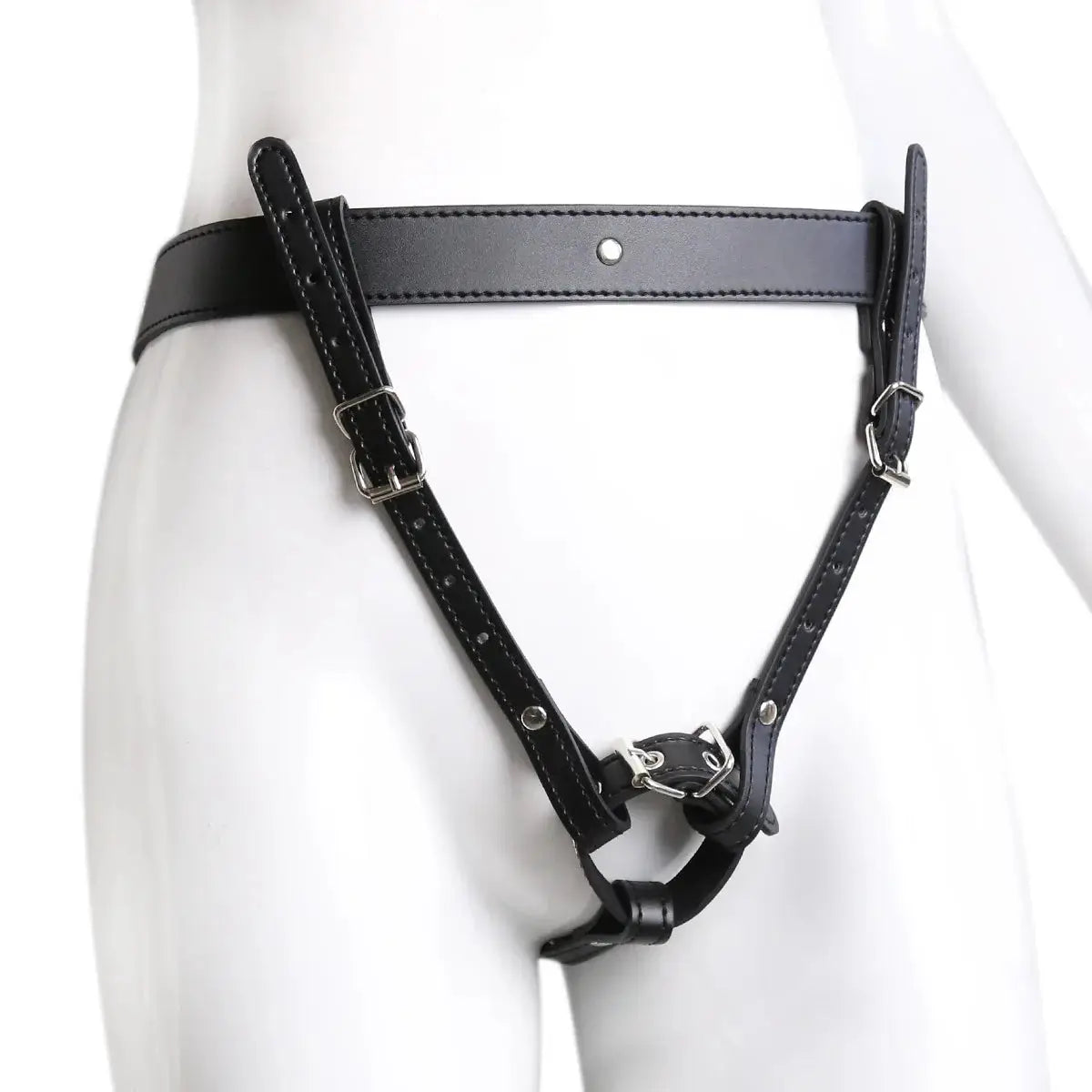 Adjustable Belt For Vibrator Dildo Leather Bondage Strap-on Harness Sex Toys For Women Couples - Shakti Energy