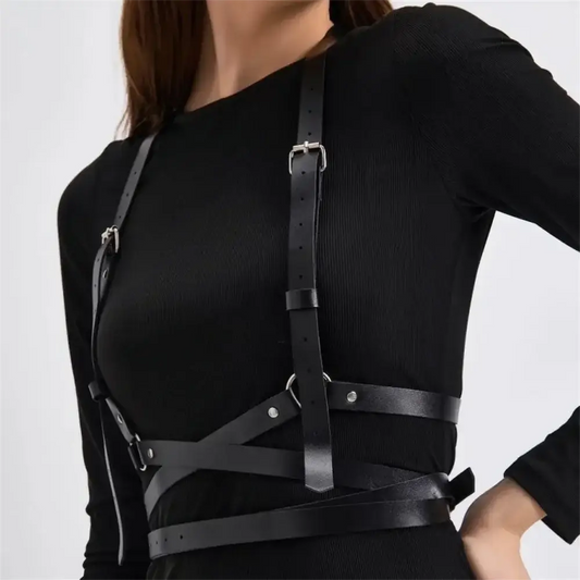 Fashion Harness belt Harness Corset Leather - Shakti Energy