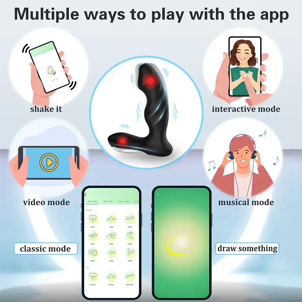 Vibrador anal estimulador de prostata - Shakti Energy