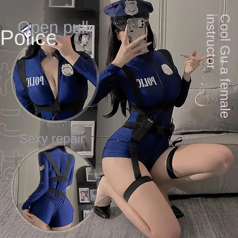 Exotic Costumes Sexy Lingerie Women Police Uniform - Shakti Energy
