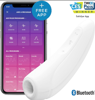 SATISFYER CURVY 1+ BLANCO | Succionador inteligente