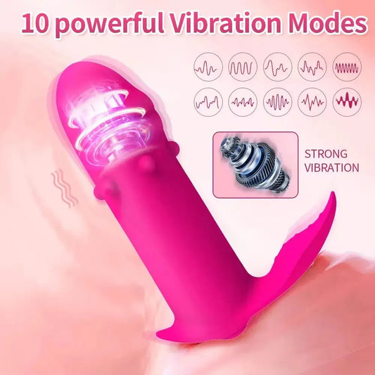 Vibrador con doble estimulación con APP Bluetooth - Shakti Energy