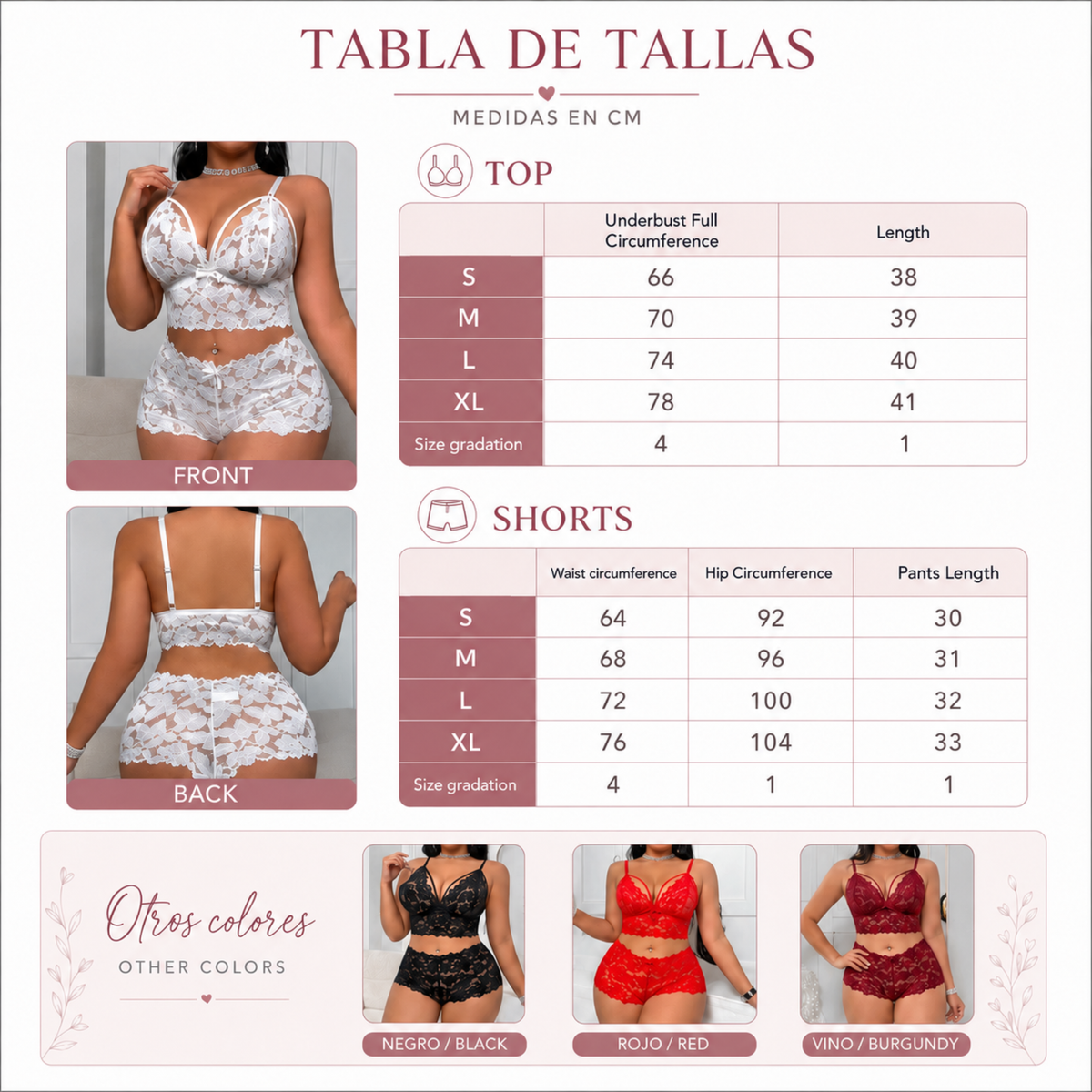 Conjunto de Lencería de Encaje Ultra Fino Transparente | Shakti Energy®