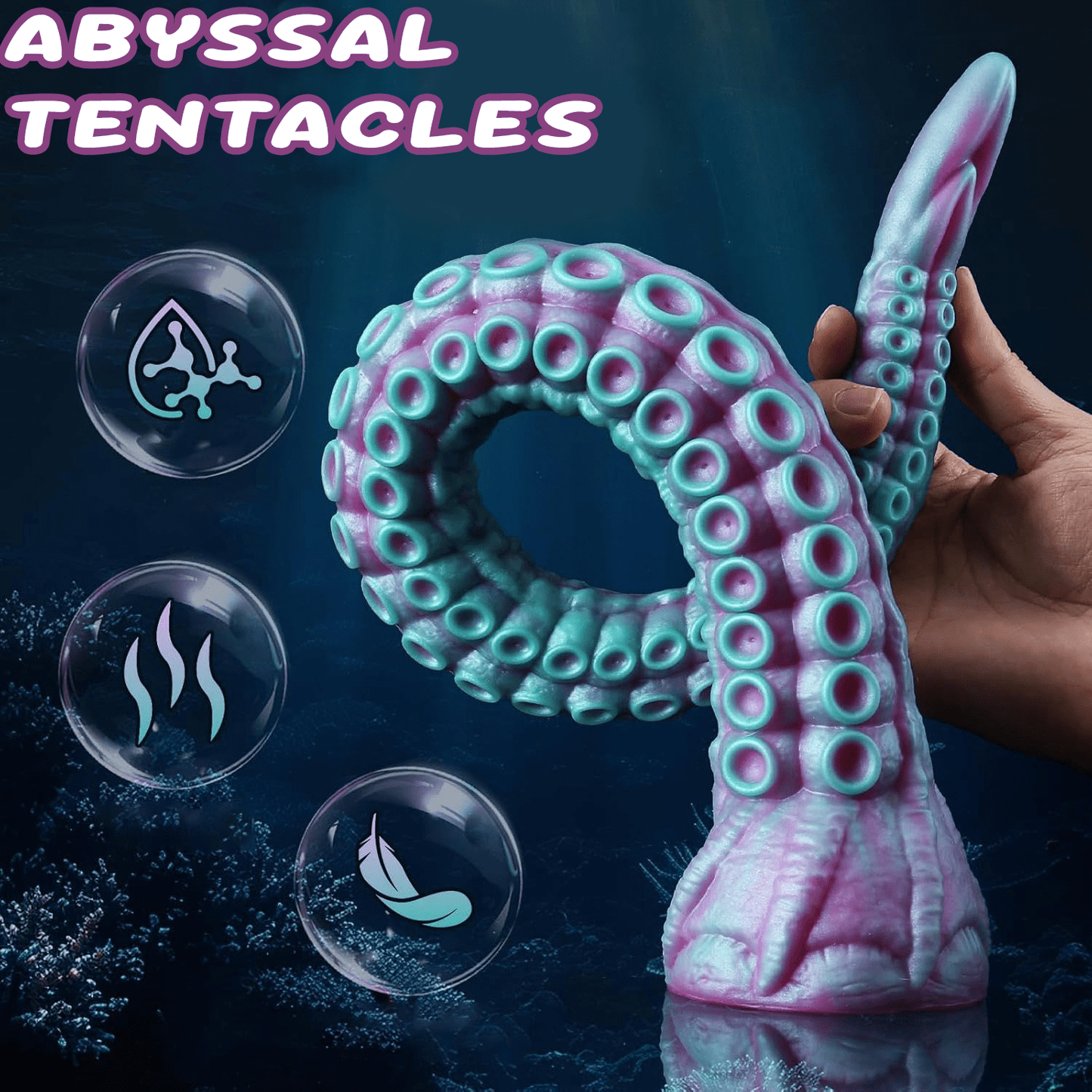 Dildo de Tentáculos Fantasía 38cm en Silicona para Expertos | Shakti Energy®
