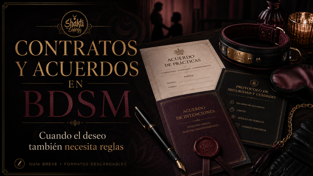 Contratos y acuerdos BDSM por nivel — formatos descargables Shakti Energy®