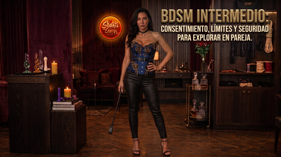 Guía de BDSM intermedio: consentimiento, límites y seguridad en pareja | Shakti Energy®