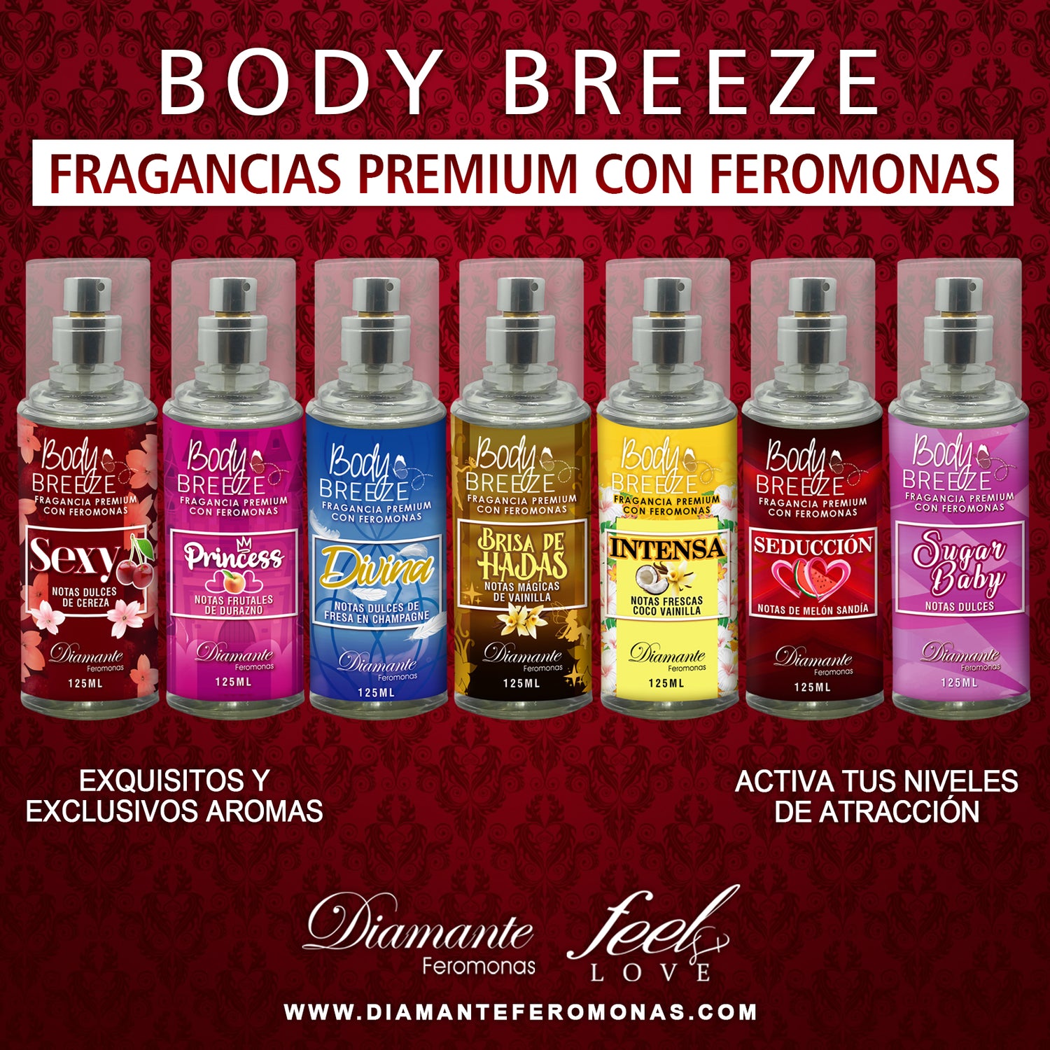 Perfumes con feromonas