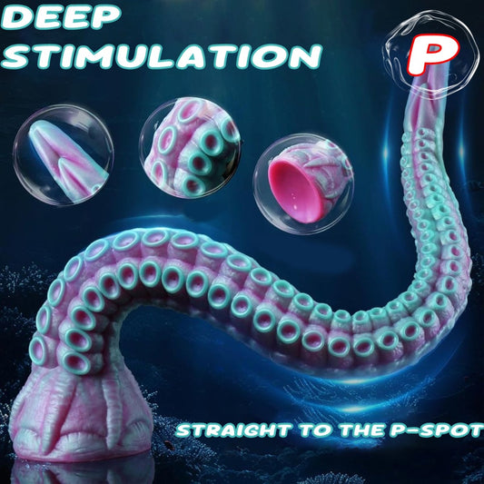Dildo de Tentáculos Fantasía 38cm en Silicona para Expertos | Shakti Energy®