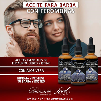 Aceite para Barba con Feromonas 60ml