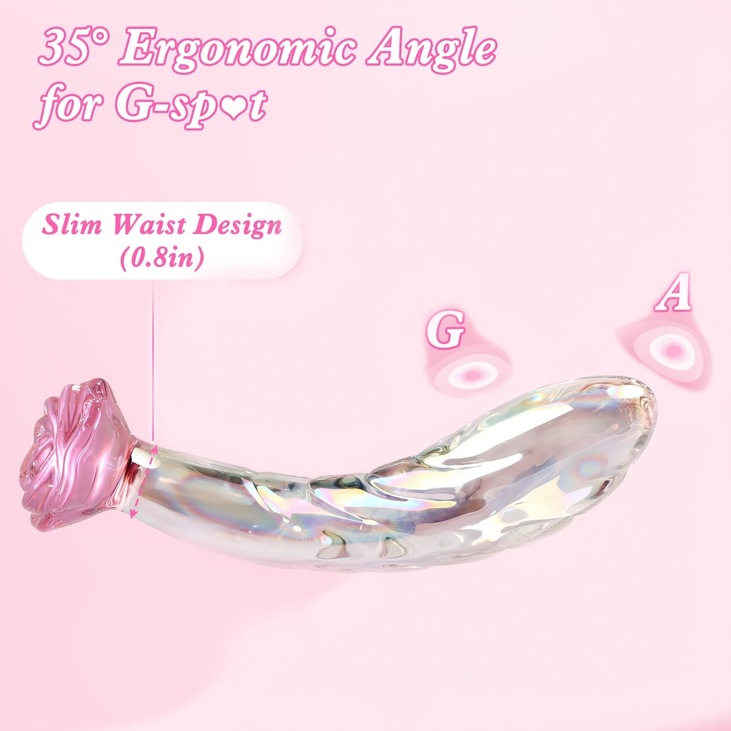 Dildo Anal de Cristal  para Principiantes | Shakti Energy®