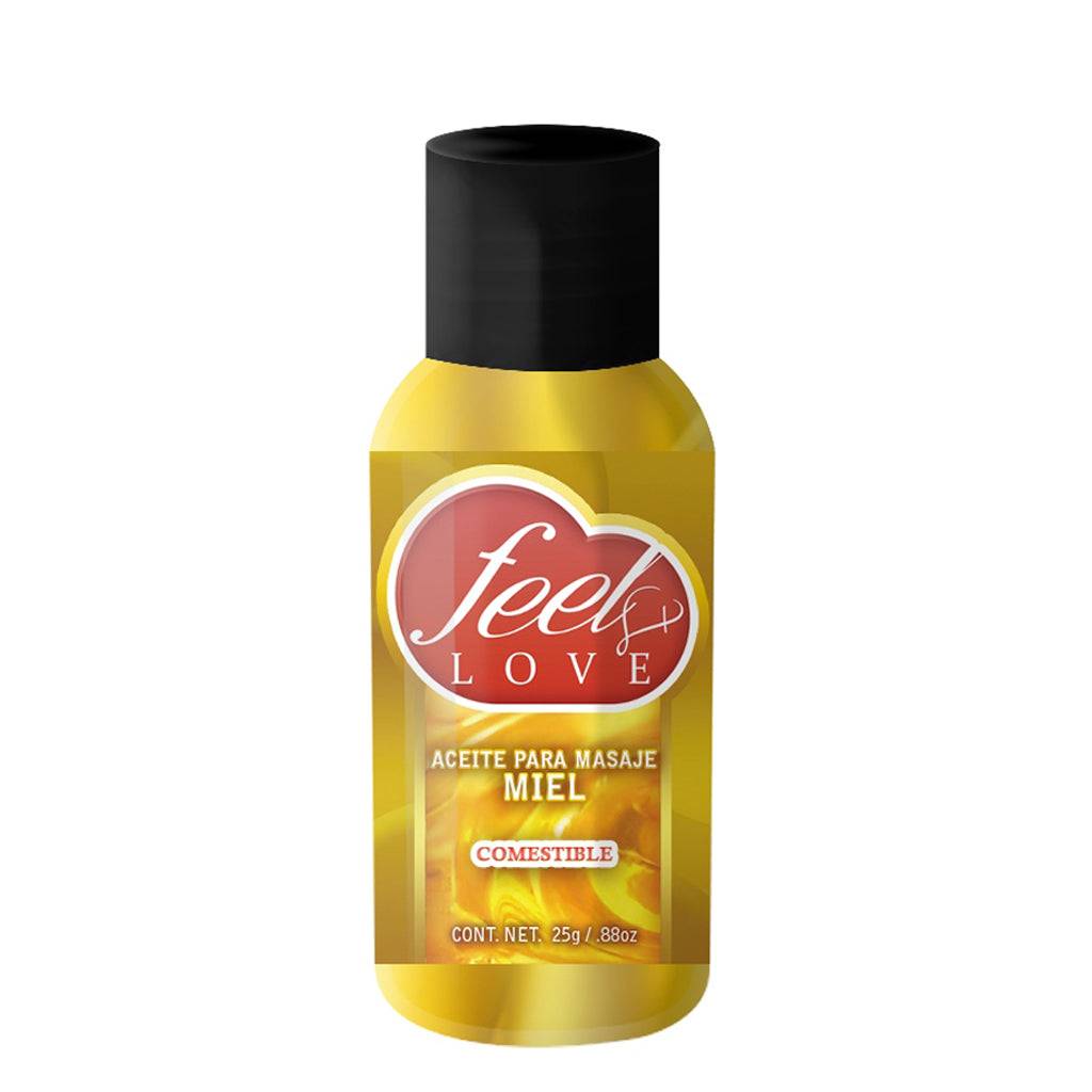 Aceite Térmico comestible. Sabor Miel. Cont. Neto 25ml. - Shakti Energy