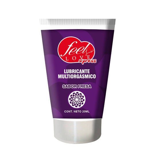 Lubricante comestible sabor fresa Multiorgasmico 20ML - Shakti Energy