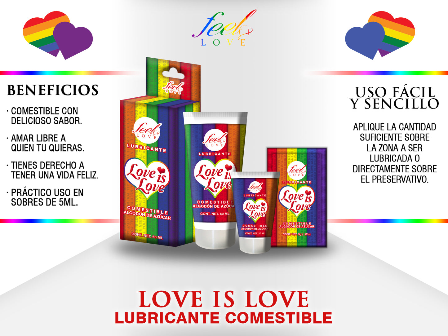 Lubricante comestible Love is Love 20ML