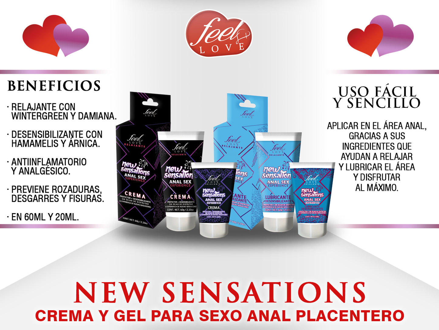Anal Sex New Sensations Crema 20ml | Shakti Energy®