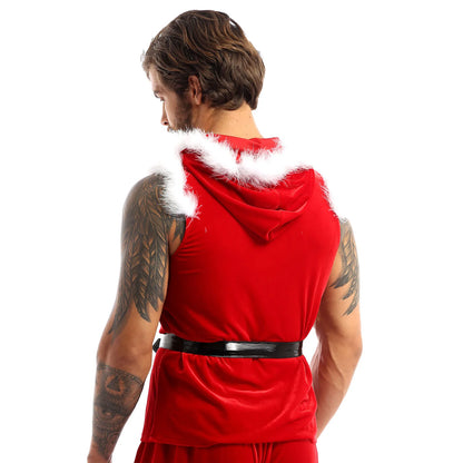 Men Christmas Sexy Santa Claus Costume