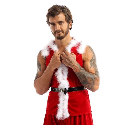 Men Christmas Sexy Santa Claus Costume