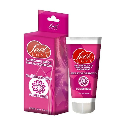 Lubricante Feel Love 60ml MULTIORGASMICO FRUTAS PROHIBIDAS