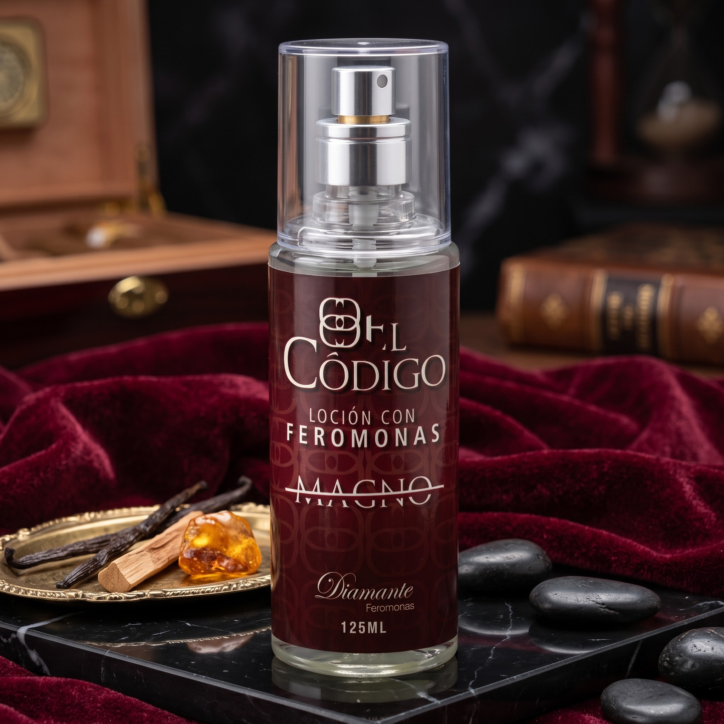 Perfume loción con feromonas El Código Magno 125ml de Diamante Feromonas.