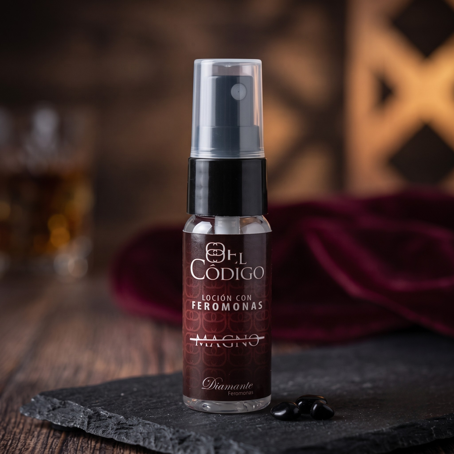 Perfume loción con feromonas El Código Magno 20ml de Diamante Feromonas.