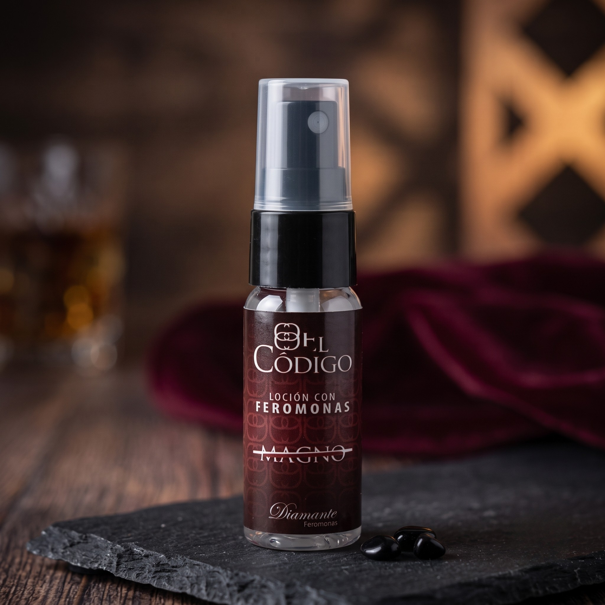Perfume loción con feromonas El Código Magno 20ml de Diamante Feromonas.
