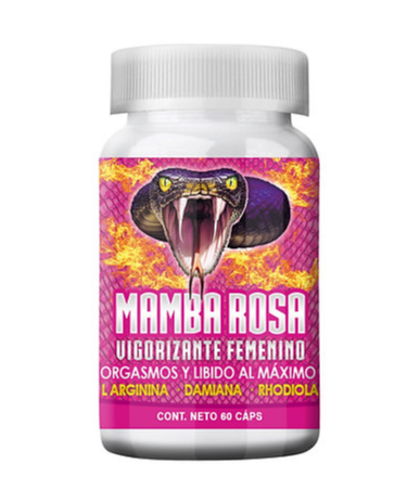 Vigorizante Para Mujeres-Mamba Rosa 60caps