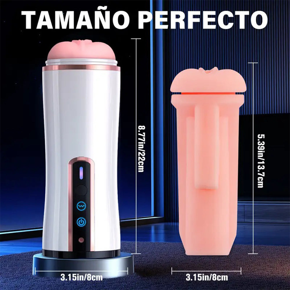 Masturbador Masculino Eléctrico: 10 Vibraciones | Shakti Energy®