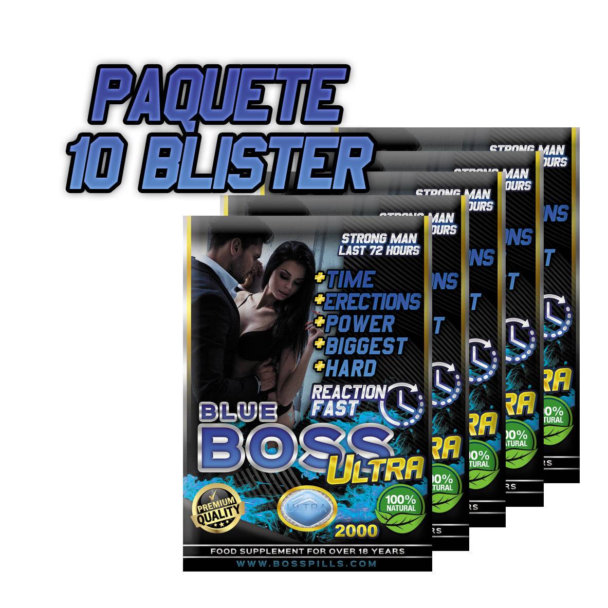 Blue Boss 2000 Plus 72 Hrs - 1 Toma (PAQ 10 BLISTER)