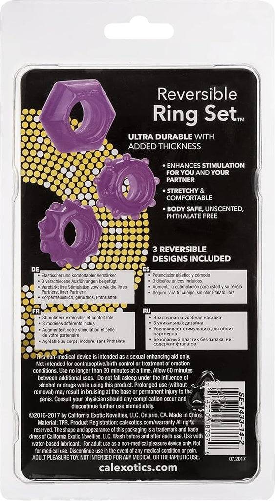 REVERSIBLE RING SET CAL EXOTICS