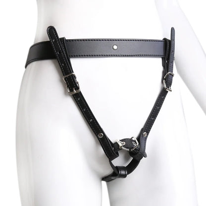 Adjustable Belt For Vibrator Dildo Leather Bondage Strap-on Harness Sex Toys For Women Couples