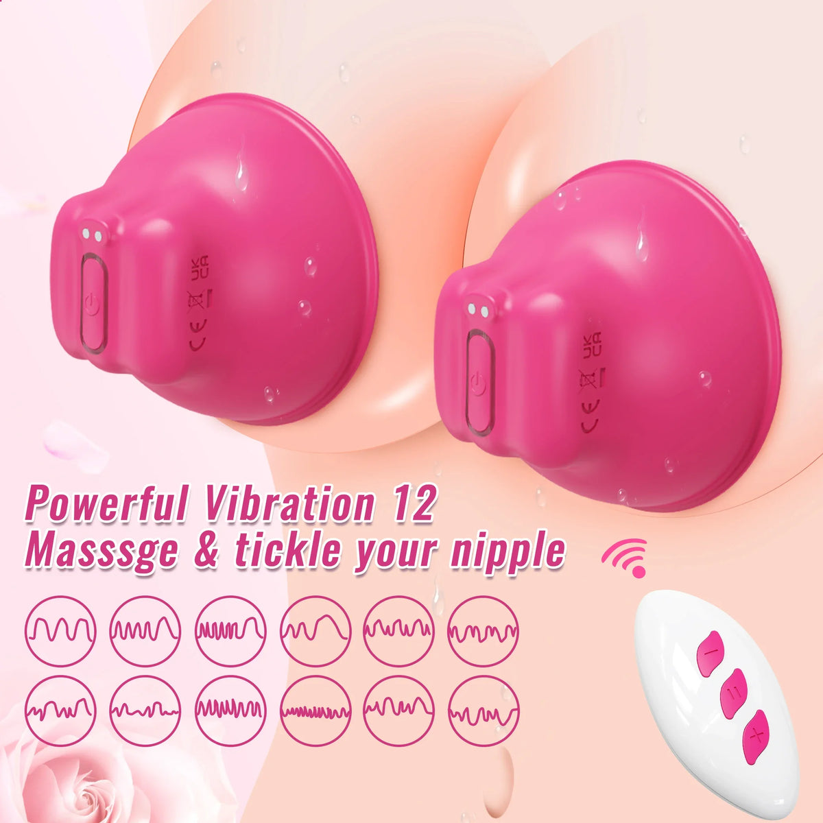 Chest Vibrator Massage Masturbation for Women Couple Nipple Toys for Adult Vibrating Sex Games Vibrator Sexy Adult Female 18+