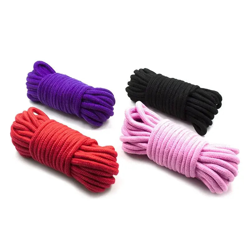 Cuerda de algodon para Shibari de 2.5 metros a 20 metros | 4 colores