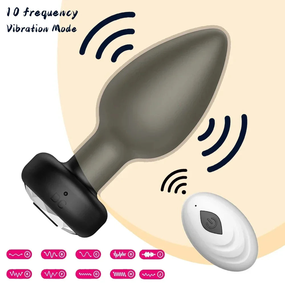 Plug anal con control remoto y  aplicación Bluetooth