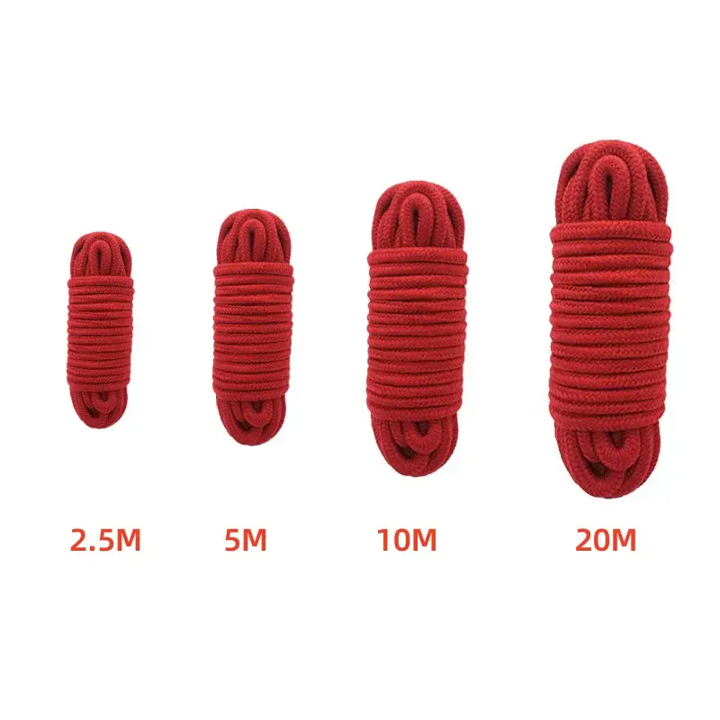 Cuerda de algodon para Shibari de 2.5 metros a 20 metros | 4 colores