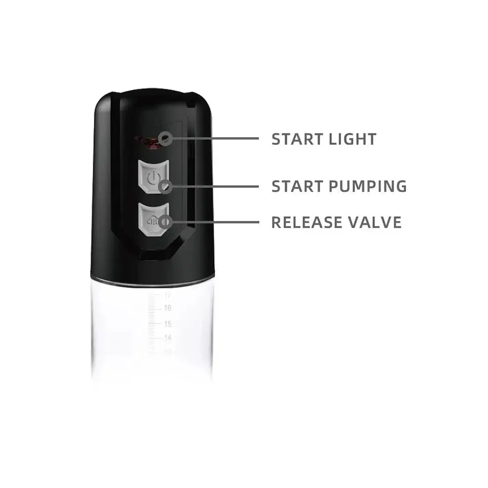 Bomba de vacío electrónica para pene | Estimulador Masculino con Succión Automática