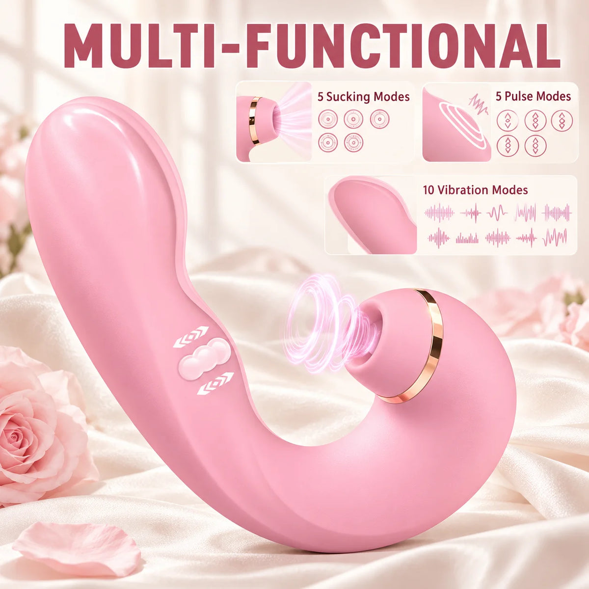Sucking Vibrator for Women Powerful Sucker Clitoris Vagin Stimulator G-Spot Dildo Massager Masturabtor Sex Toys for Adult 18+