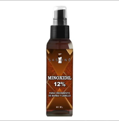 Minoxidil 12% Sashine | Tratamiento Anticaída Intensivo 60 ml