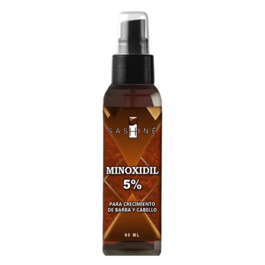 SASHINE Minoxidil 5% Solución - Tratamiento Anticaída 60ml | Fórmula Fortificada