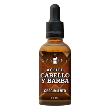 Aceite Capilar y Barba SASHINE | Hidratación Intensa 60 ml