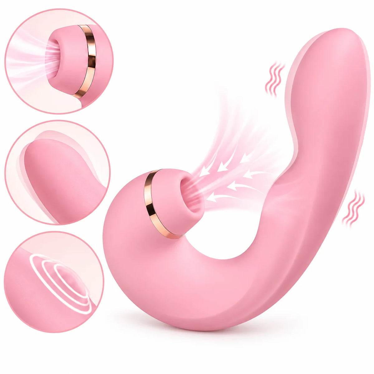 Sucking Vibrator for Women Powerful Sucker Clitoris Vagin Stimulator G-Spot Dildo Massager Masturabtor Sex Toys for Adult 18+