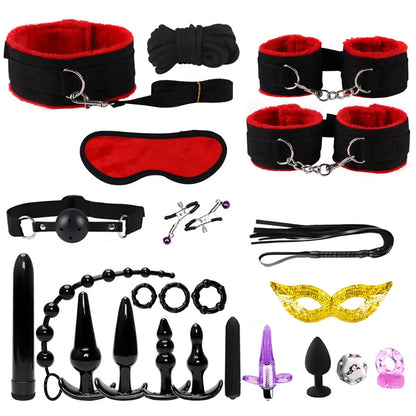 Kit BDSM principiantes de 7 a 23  piezas