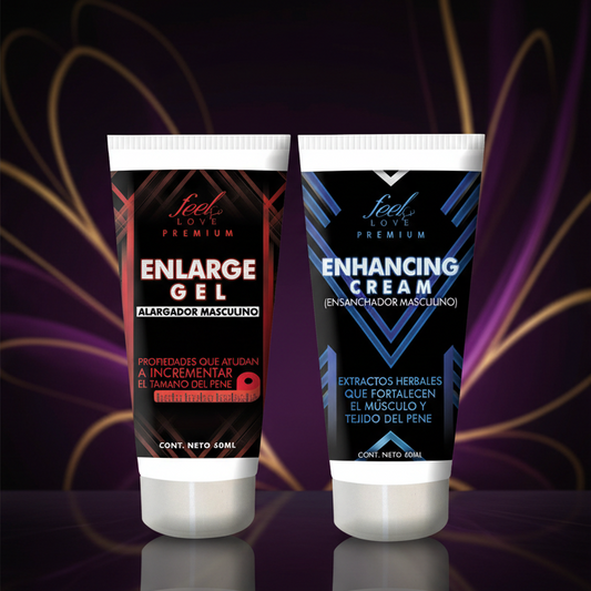 Combo Alargador + Ensanchador - Enlarge Gel + Enhancing Cream
