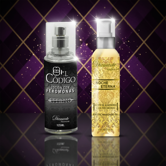 Combo El Código Eterno y Aceite de Almendras Noche Eterna 130ml