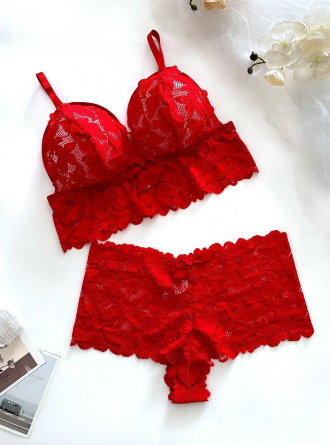 Conjunto de Lencería de Encaje Ultra Fino Transparente | Shakti Energy®