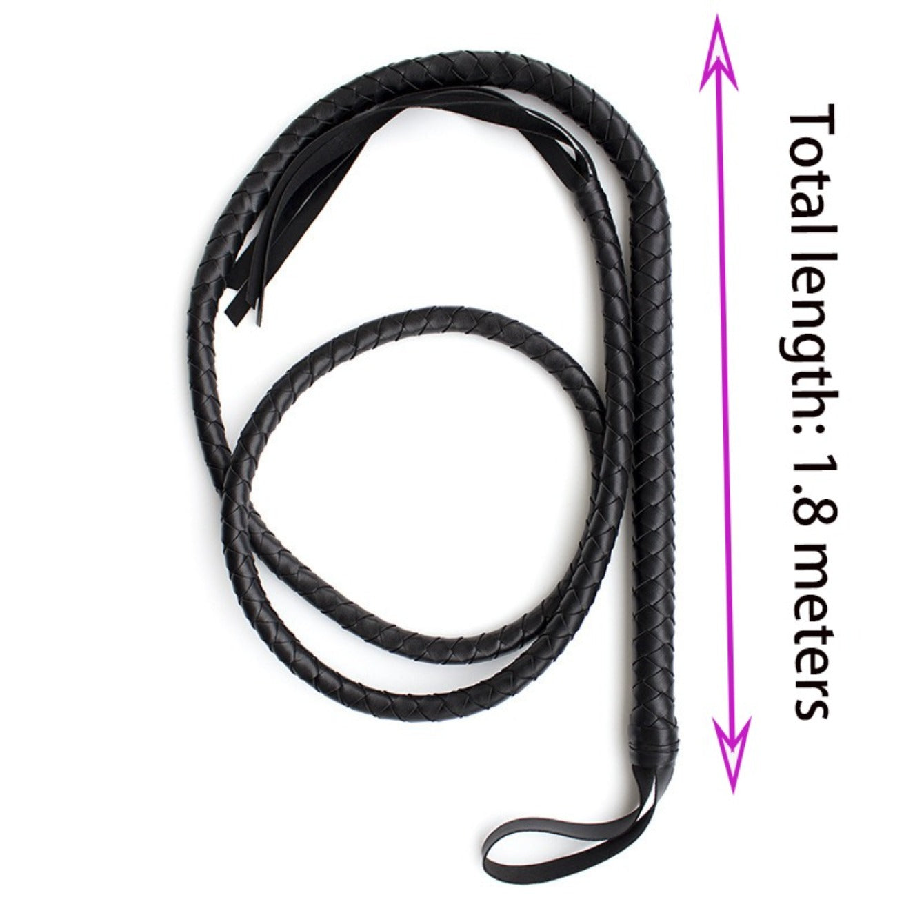 Set de Látigo de 1.8M y Látigo de Equitación de 50Cm | Paquete Definitivo de Juego de Impacto Para Exploración Sensorial